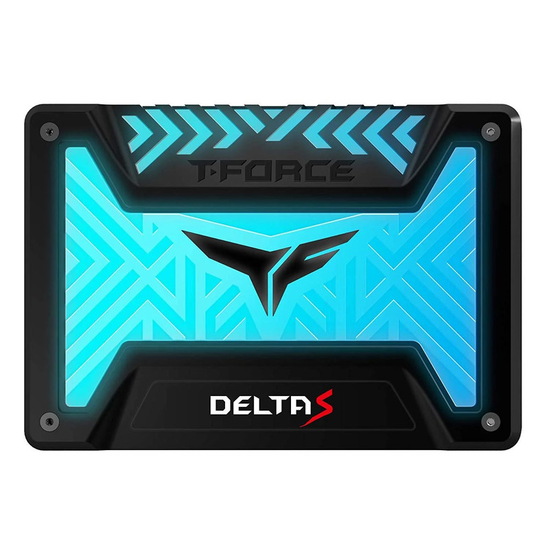Team Group T-Force Delta S RGB 1TB 2.5" 12V Internal SATA SSD - Black - مساحة تخزين